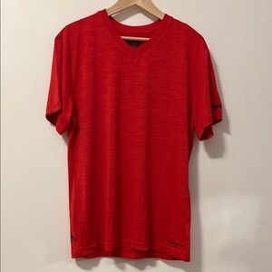 Head Vibrant Red V-Neck Short Sleeve Tee